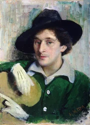Porträt von Marc Chagall, ca. 1910